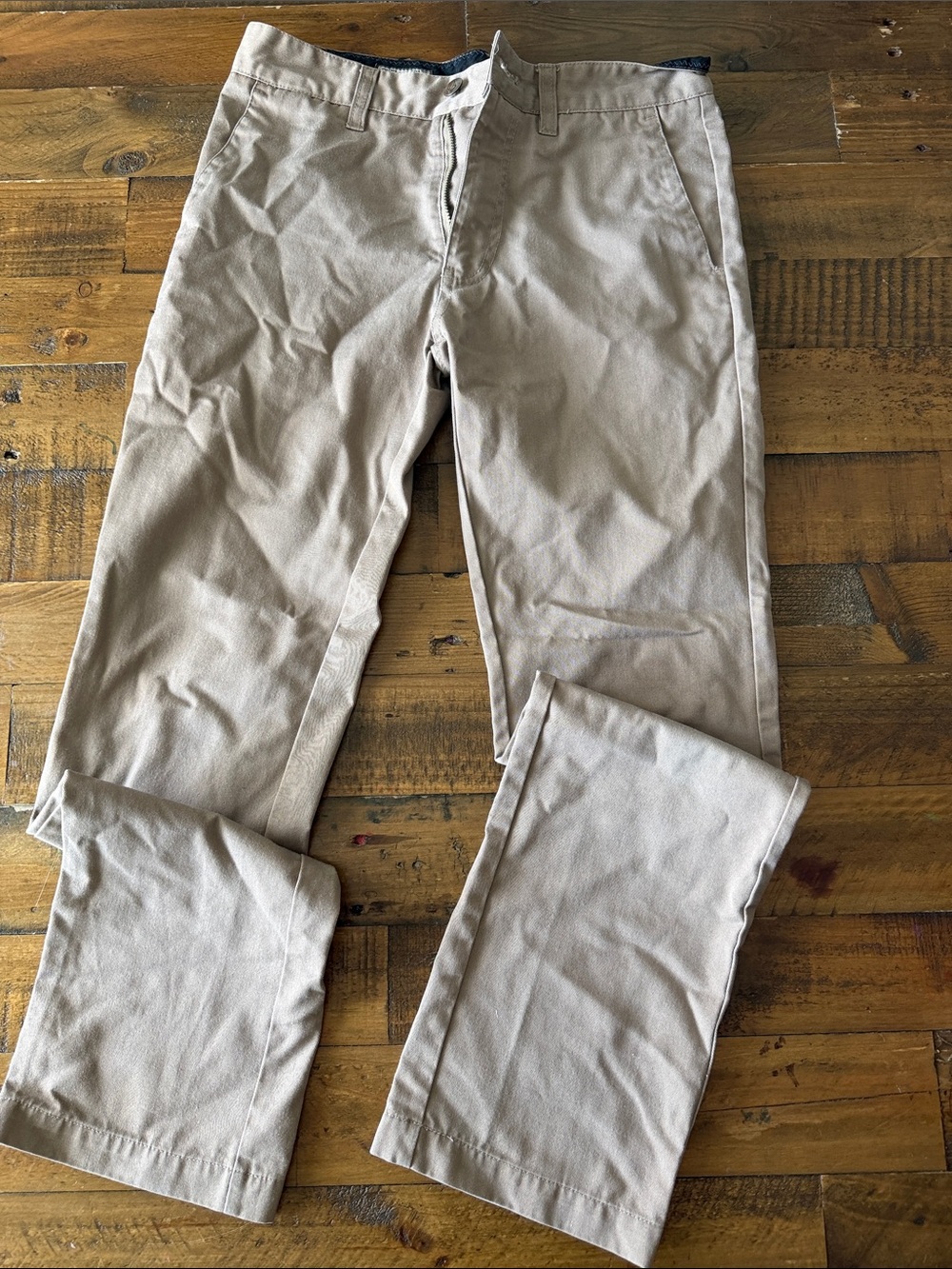 Volcom Boys Beige Casual Chino Pants